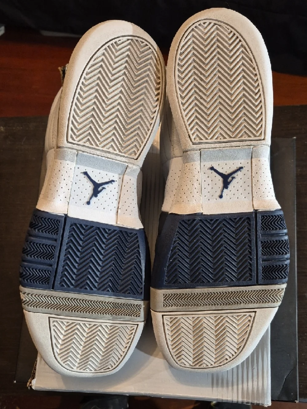 Jordan Team Elite Low Rare 'White Midnight Navy' (2002) EUC W/OG BOX